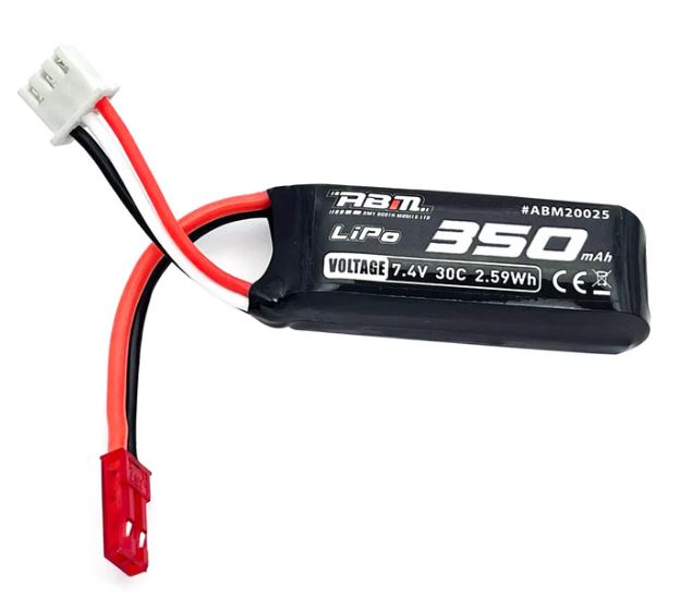 ABM 350mah 2S Lipo 7.4v Battery for Carisma GT24B - ABM20025