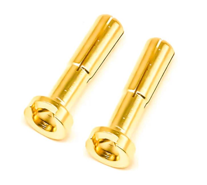 ABM 4mm Gold Bullet Connectors (1 pair) ABM30003