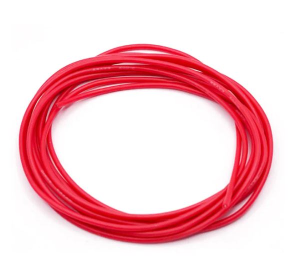 ABM 22awg silicone wire RED (2 Metre) ABM30032