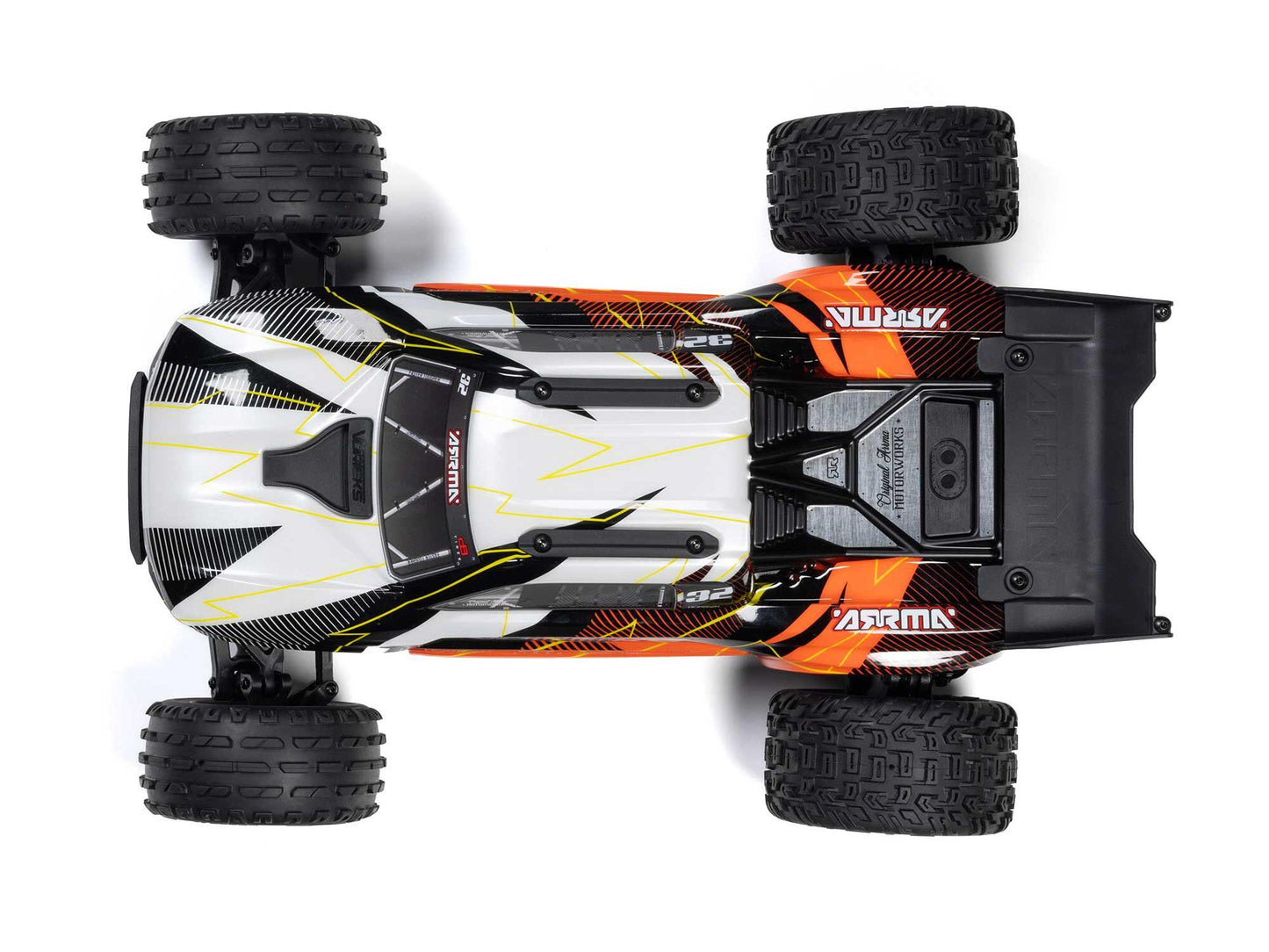 ARRMA VORTEKS MEGA 550 1/10 4X2 ST with Battery & Charger Orange