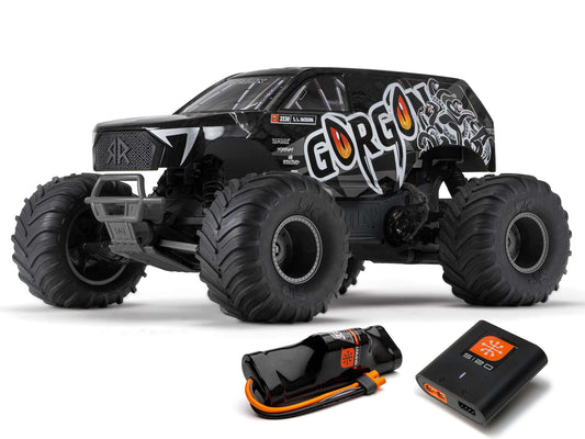 ARRMA 1/10 GORGON MEGA 550 2WD MT RTA Kit w/Batt & Chg Gunmetal