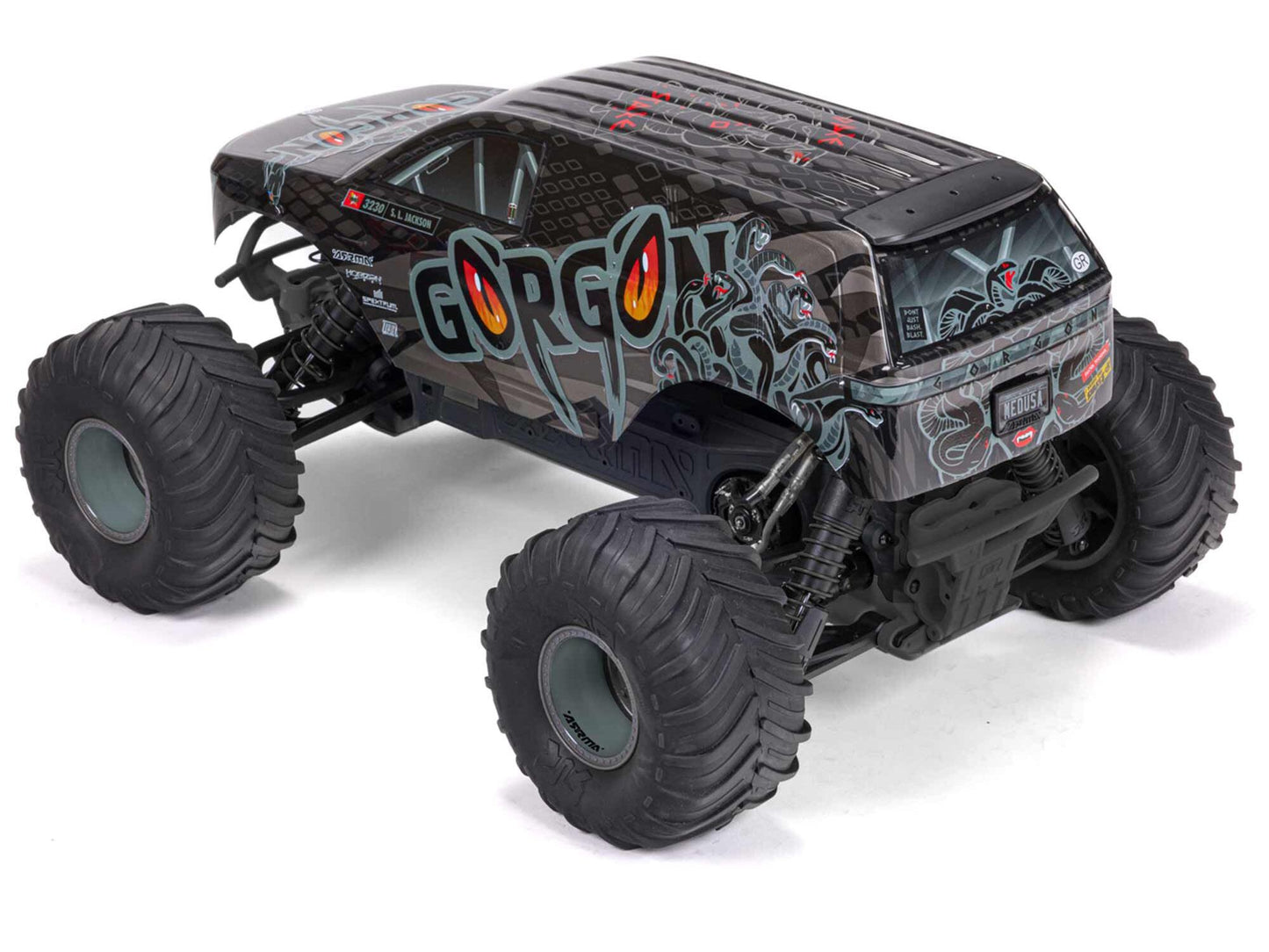 ARRMA 1/10 GORGON MEGA 550 2WD MT RTA Kit w/Batt & Chg Gunmetal