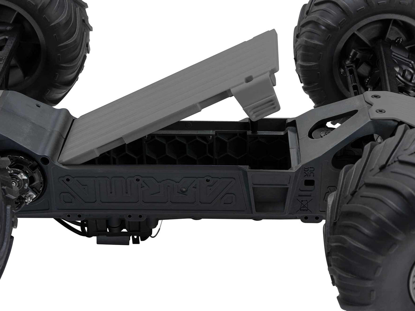 ARRMA 1/10 GORGON MEGA 550 2WD MT RTA Kit w/Batt & Chg Gunmetal