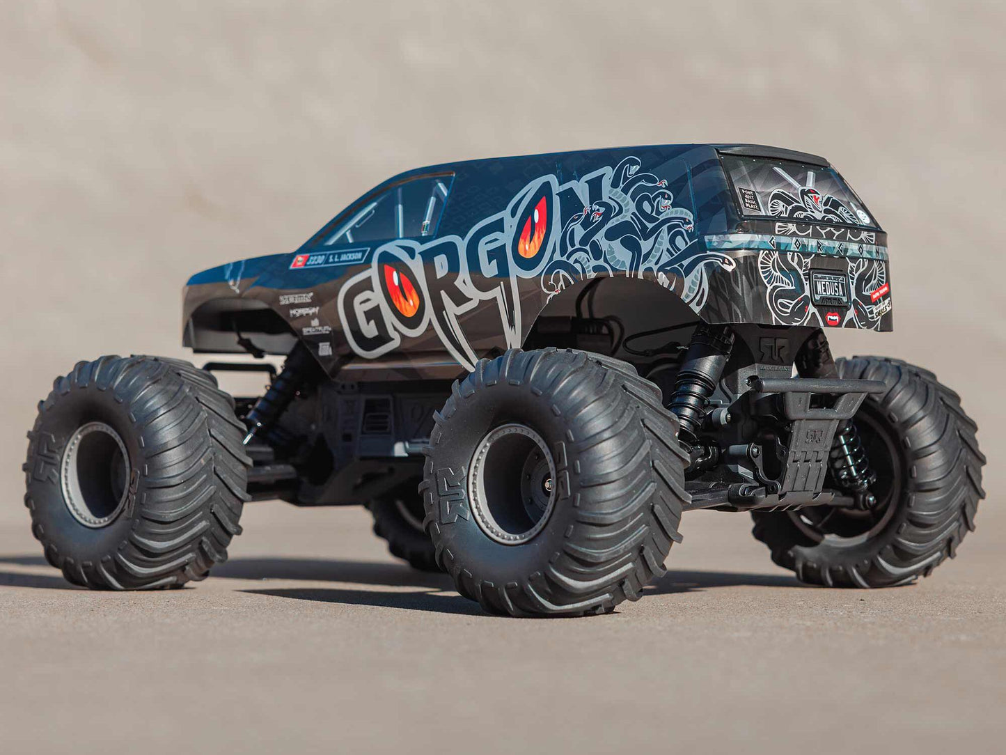 ARRMA 1/10 GORGON MEGA 550 2WD MT RTA Kit w/Batt & Chg Gunmetal