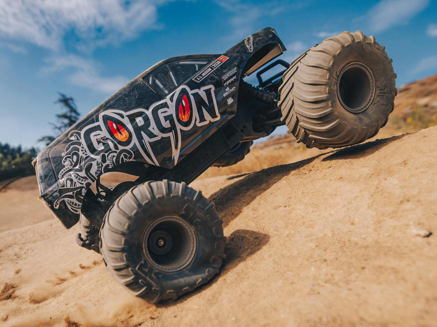 ARRMA 1/10 GORGON MEGA 550 2WD MT RTA Kit w/Batt & Chg Gunmetal