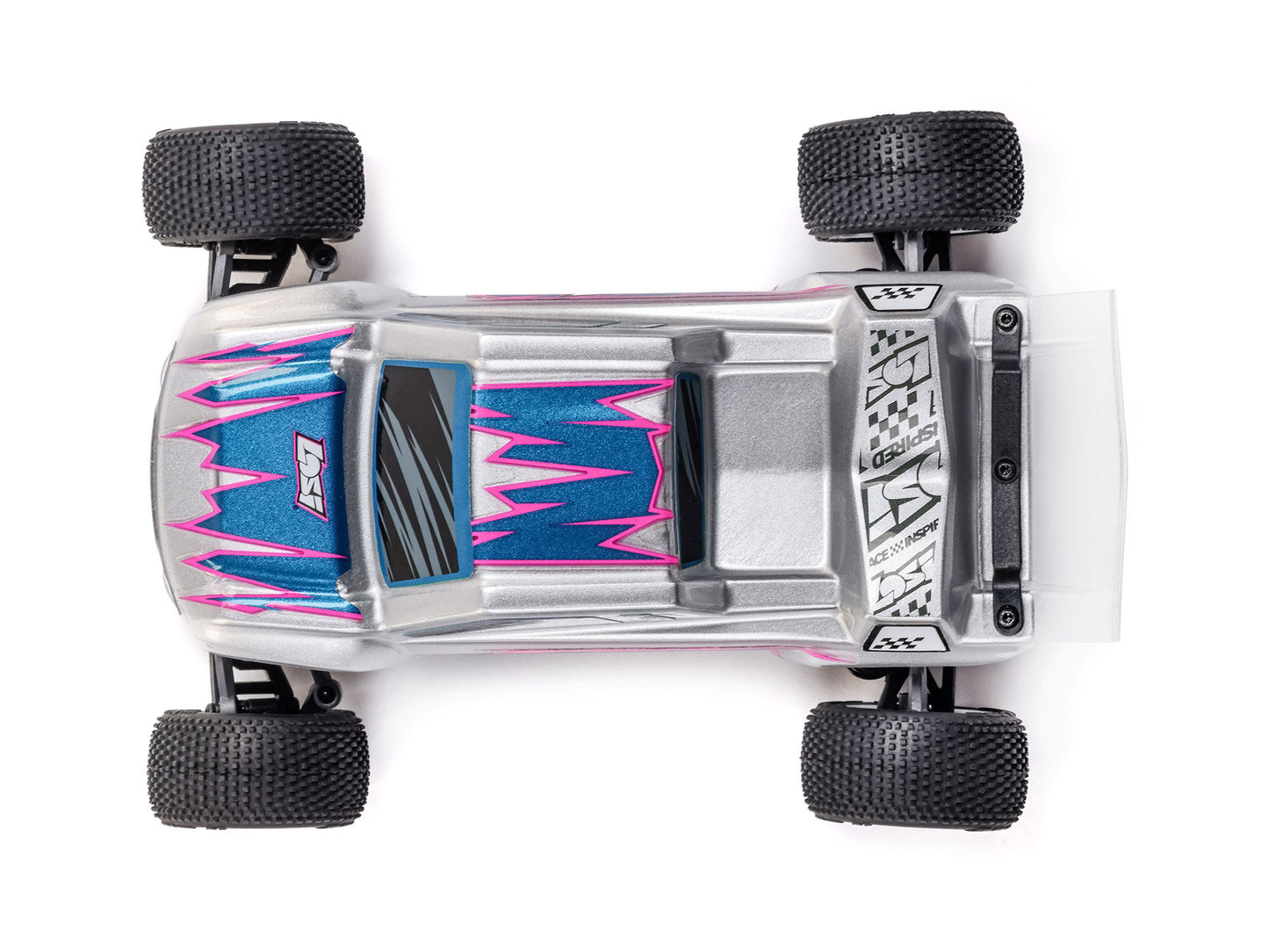 Losi Micro-T 2WD RTR 1/28 scale Stadium Truck - Silver