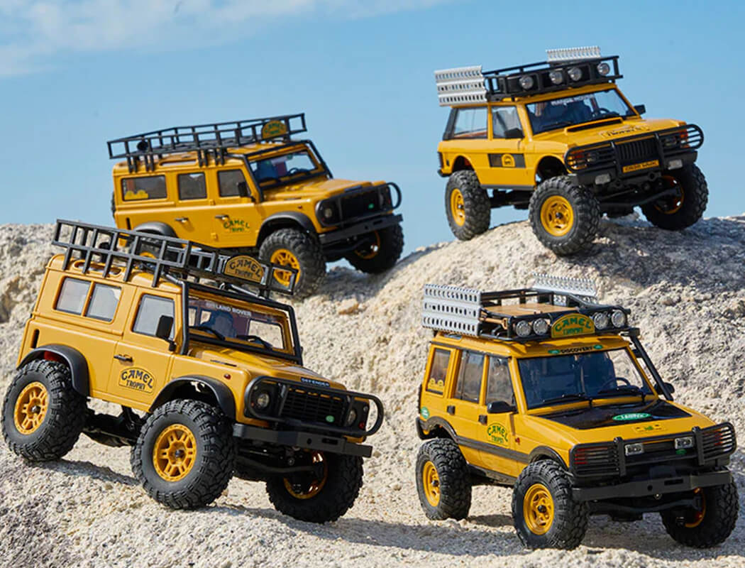 FMS 1/24TH LAND ROVER DISCOVERY FIRST GEN RTR YELLOW