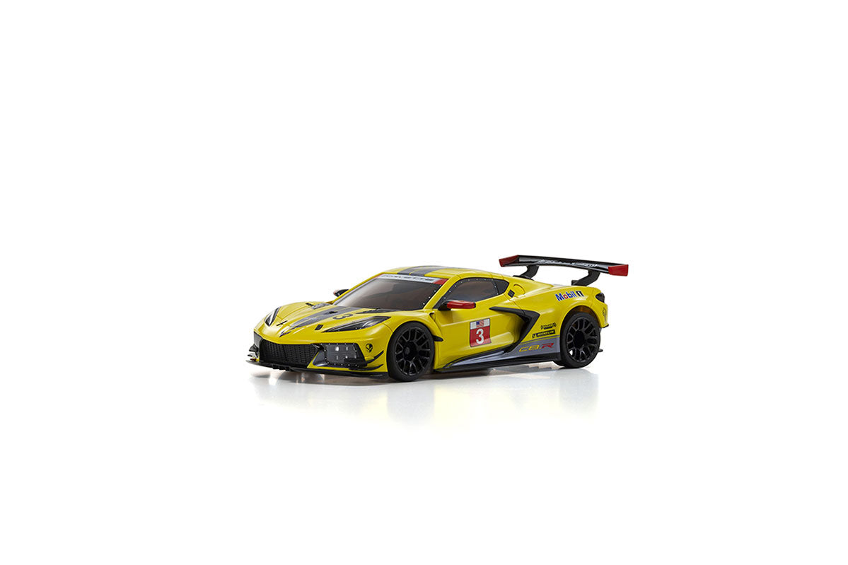 Kyosho Mini-Z MR03 RWD Chevrolet Corvette C8-R Yellow (W-MM/KT531P) K.32342Y