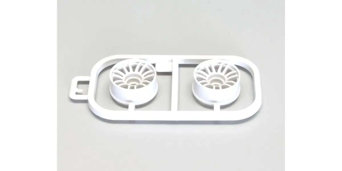 Wheels Set RE30 Kyosho Mini-Z MR03 Narrow-Offset 2.5 (2) White