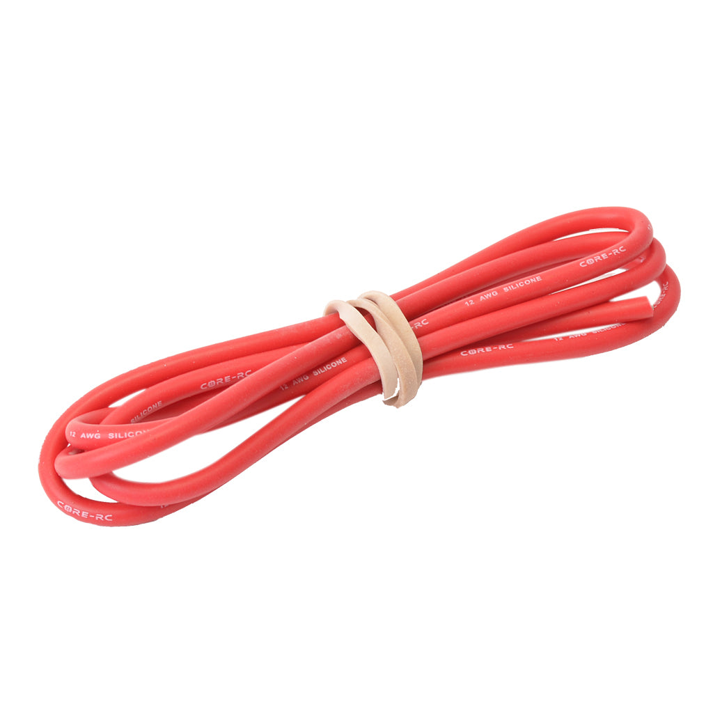 CORE RC Silicone Wire 12AWG - Red 1 Metre - CR050