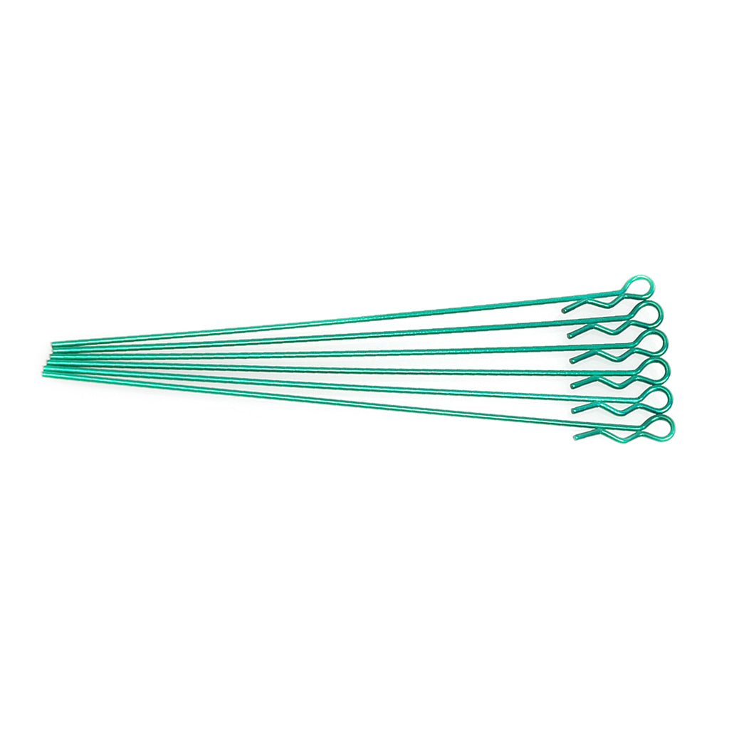 Extra Long Body Clip 1/10 - Pack of 6 - various colours