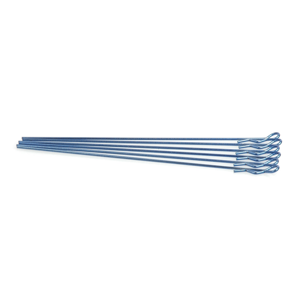 Extra Long Body Clip 1/10 - Pack of 6 - various colours
