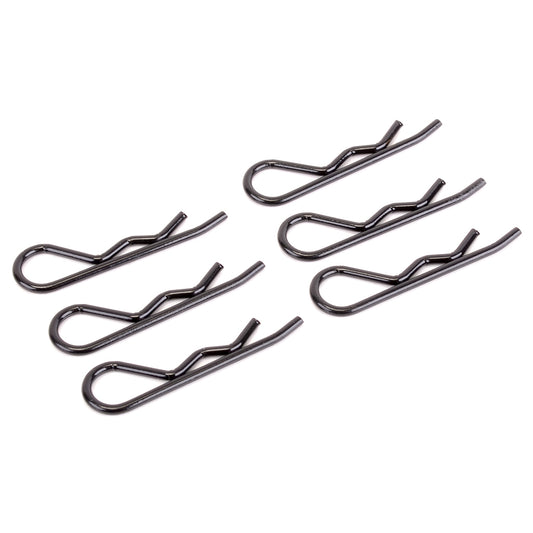 Body Clip 1/8 - Pack of 6 - various colours