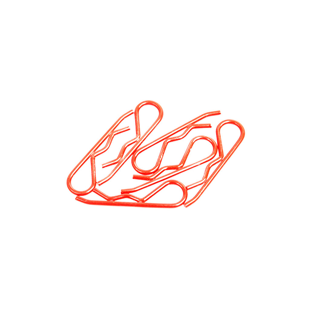 Body Clip 1/8 - Pack of 6 - various colours