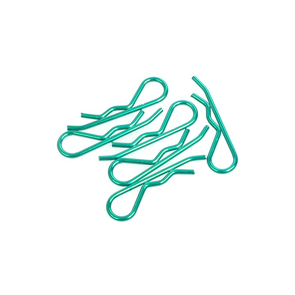 Body Clip 1/8 - Pack of 6 - various colours