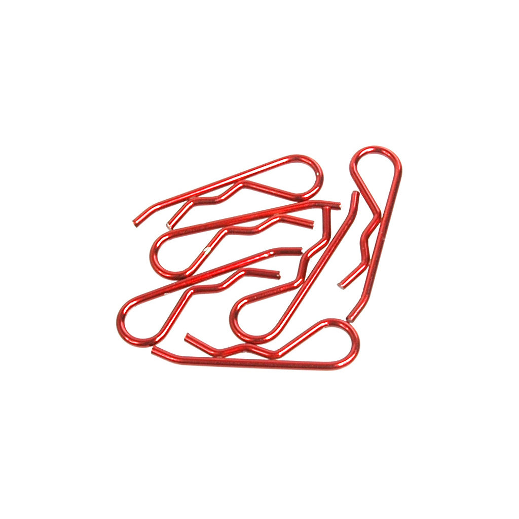 Body Clip 1/8 - Pack of 6 - various colours