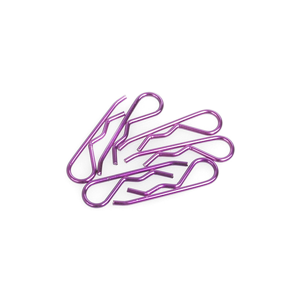 Body Clip 1/8 - Pack of 6 - various colours
