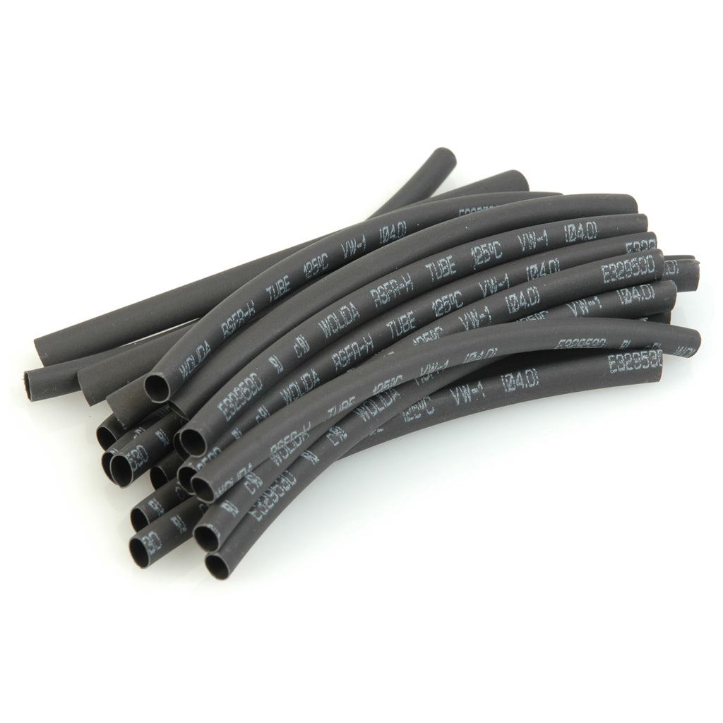 Heatshrink 4.0mm dia Black - 20pcs - CR122