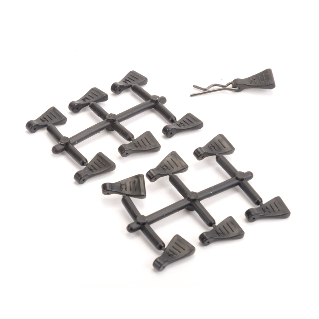 Rubber Body Clip Pulls - pack of 12
