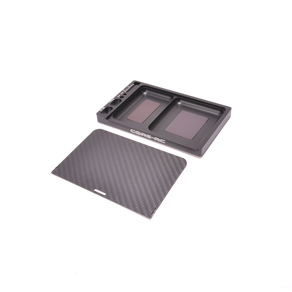 CORE RC Alloy and Carbon Screw Tray 160 x 85mm
