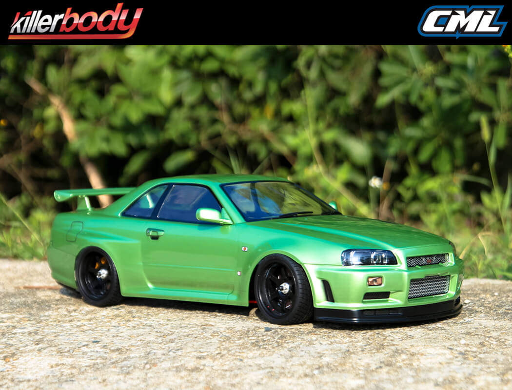 KILLERBODY NISSAN SKYLINE R34 195MM CLEAR BODY