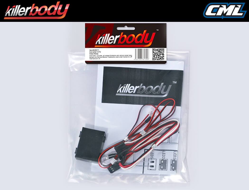KILLERBODY LED LIGHT SYSTEM W/CONTROL BOX (4 LEDS) - KB49099