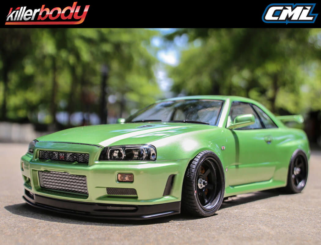 KILLERBODY NISSAN SKYLINE R34 195MM CLEAR BODY