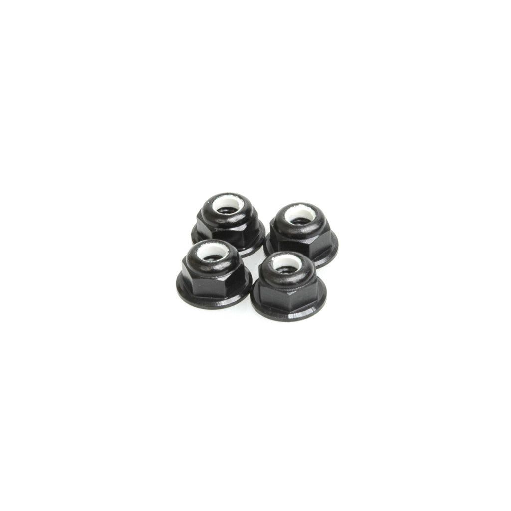 M4 Nyloc Wheel Nut - Black Alloy (pk4) U2812
