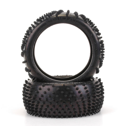 U6756 - Schumacher SPIRAL 1/8th Tyre - Silver (pr)