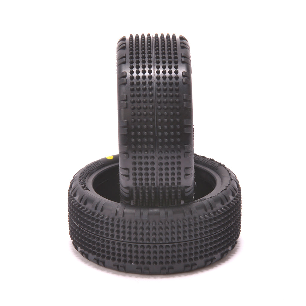 SCHUMACHER Shard - 1/10 4WD Tyres - Front - Yellow - pr - U6907