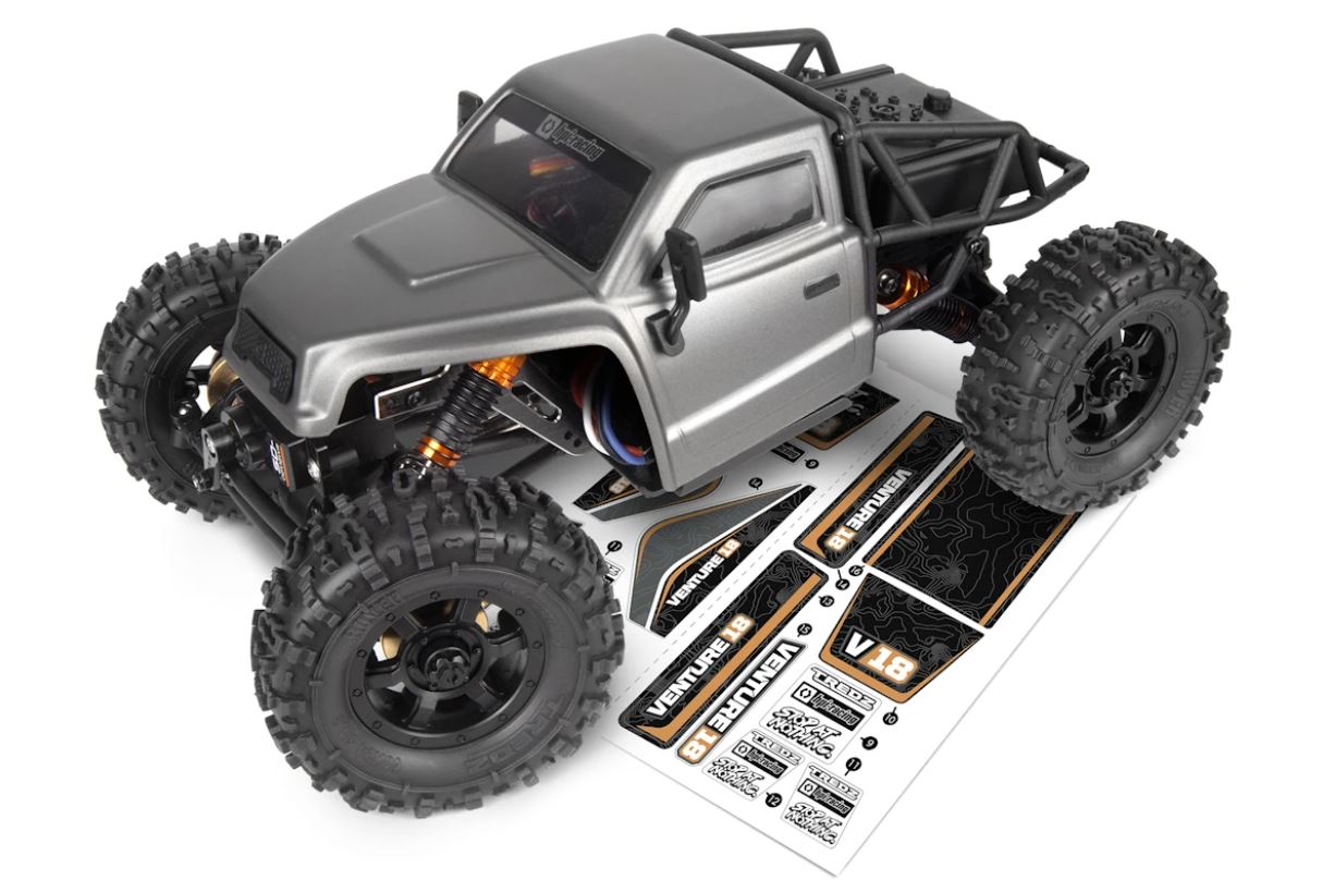 HPI Racing Venture18 CC Flux Competition Crawler - Gunmetal - 160808