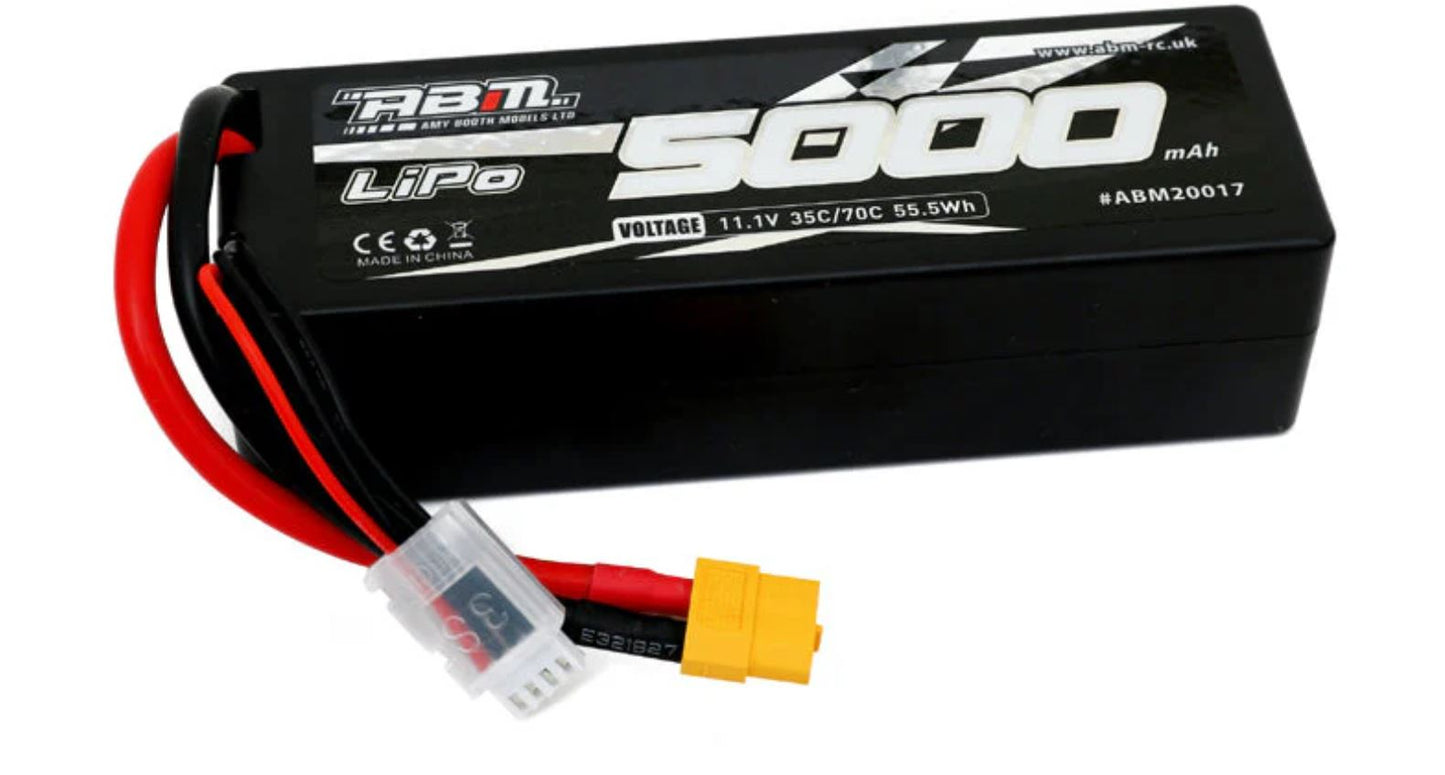 ABM 5000mAh 3S 11.1V 70C Lipo battery with XT60 connector - ABM20017