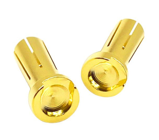 ABM LCG 5mm Gold Bullet Connectors (1 pair)