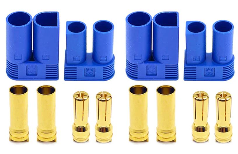 ABM EC5 5mm Gold Connectors (2 pair m+f) ABM30009