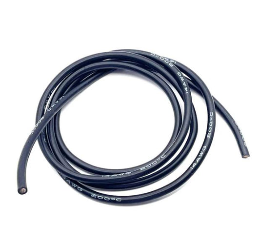 ABM 14awg SUPER FLEX BLACK SILICONE WIRE 1 metre - ABM30014
