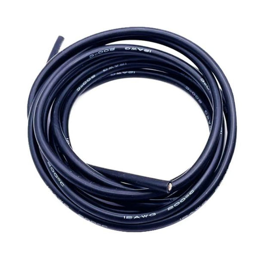 ABM 12awg SUPER FLEX BLACK SILICONE WIRE 2 metre - ABM30017