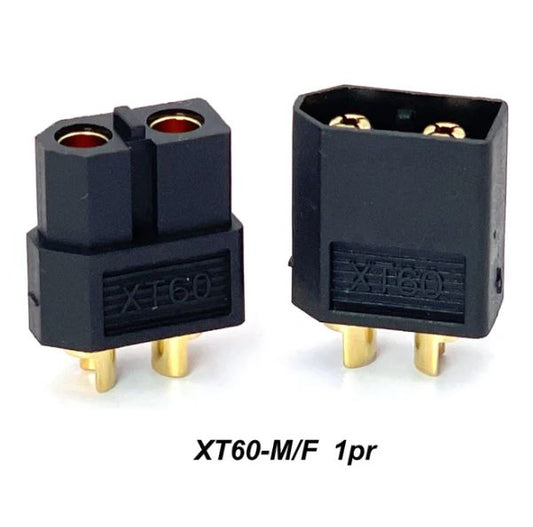 ABM XT60 Connector Black 1pr - ABM30039