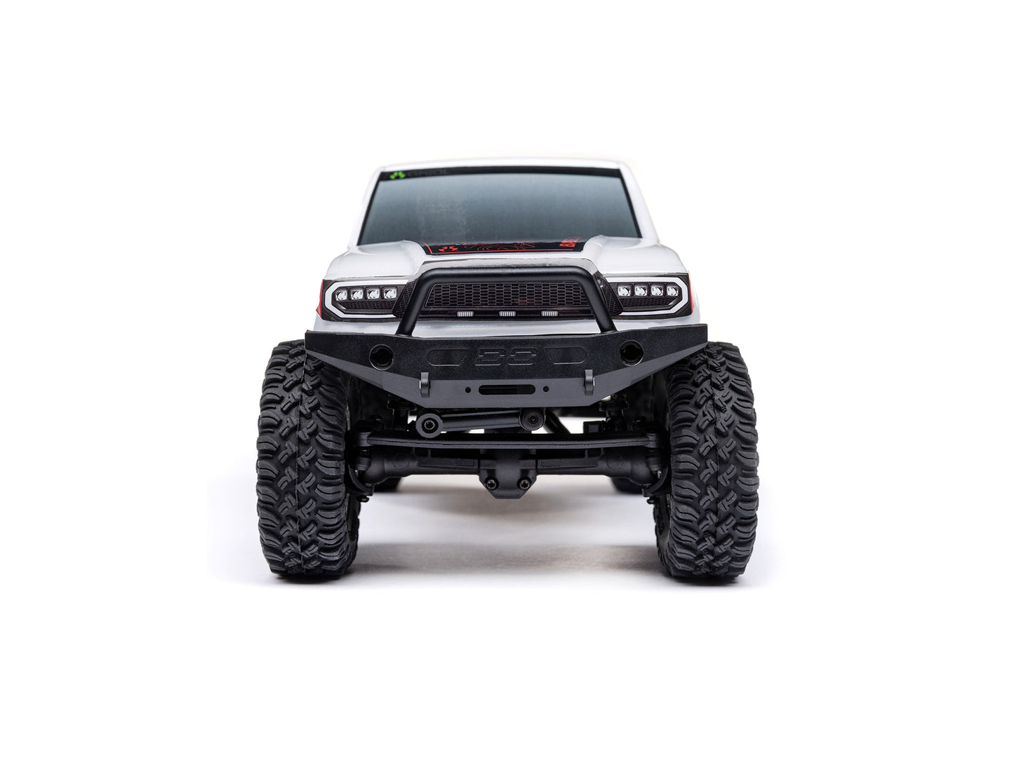 1/24 SCX24 Base Camp 4WD Rock Crawler RTR White - C-AXI-1219T1