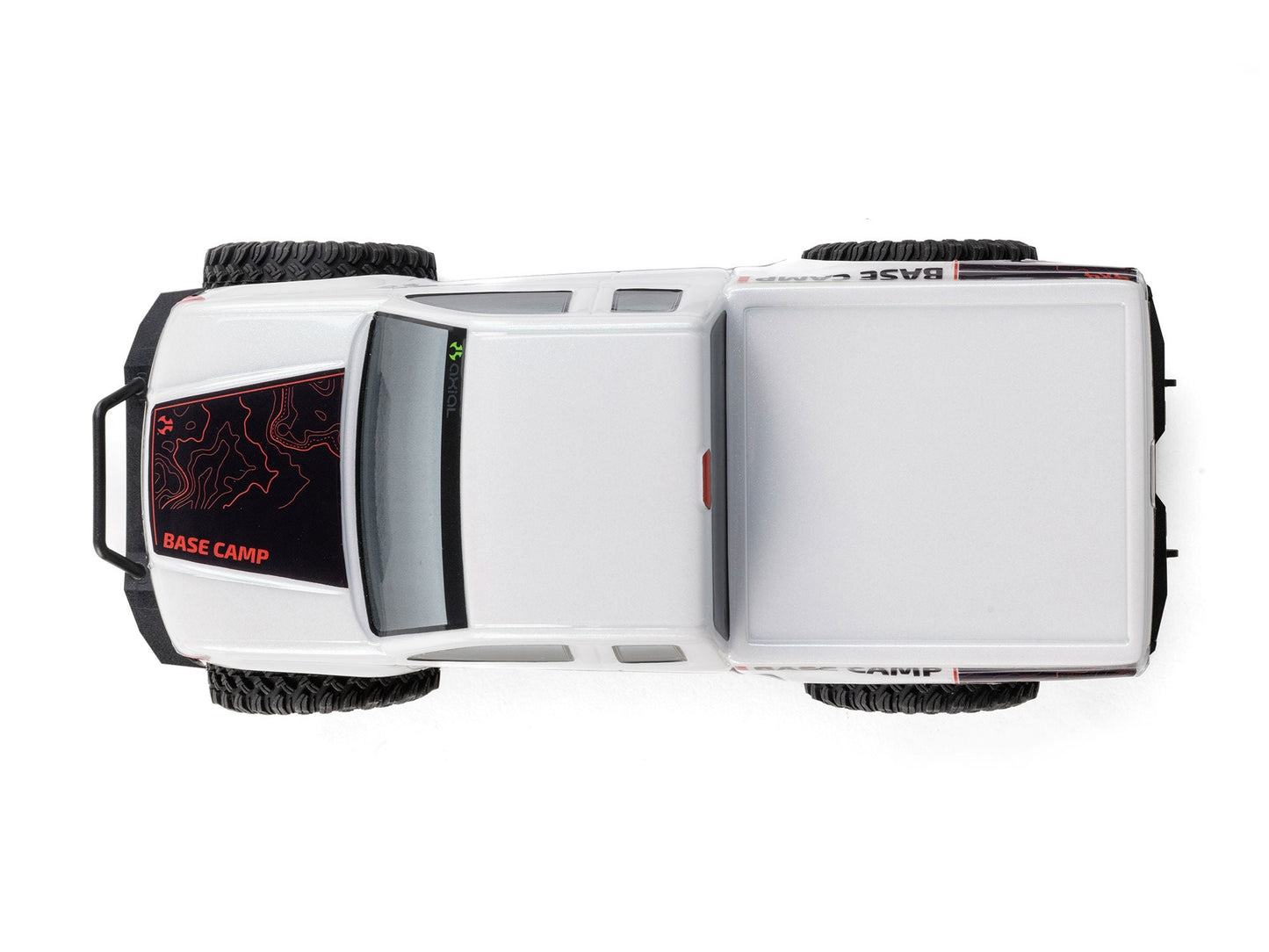 1/24 SCX24 Base Camp 4WD Rock Crawler RTR White - C-AXI-1219T1