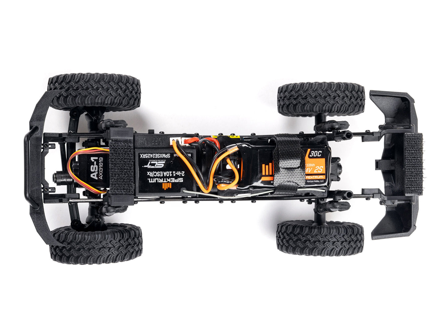 1/24 SCX24 Base Camp 4WD Rock Crawler RTR White - C-AXI-1219T1