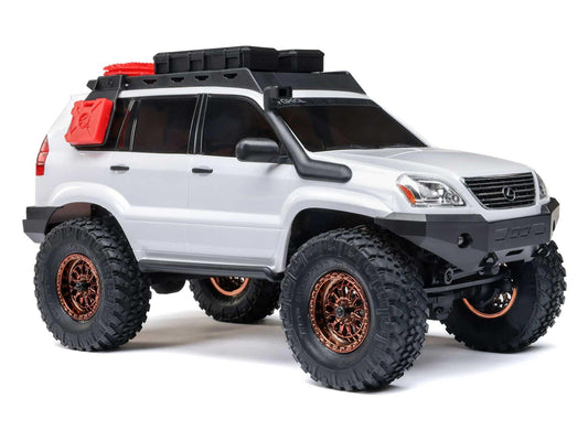 1/24 SCX24 Lexus GX 470 4WD Rock Crawler RTR White -  C-AXI-1532T1