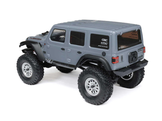 1/24 SCX24 Jeep Wrangler JLU 4WD Rock Crawler RTR Grey - C-AXI00002V3T3