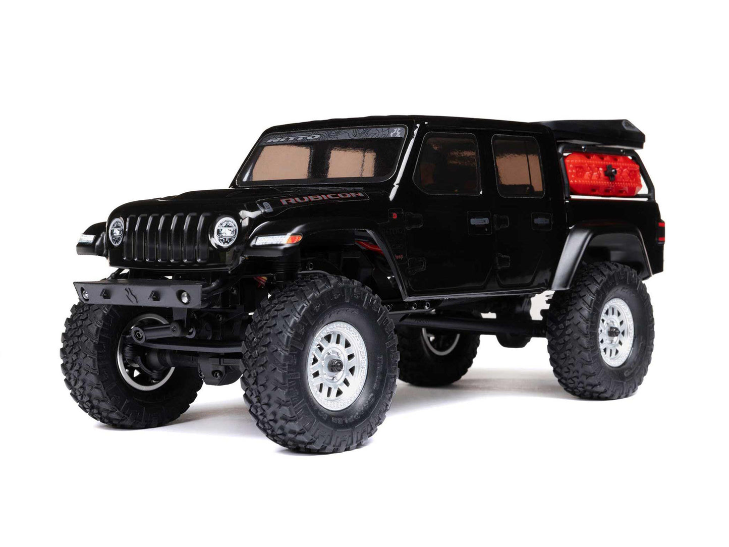 1/24 SCX24 Jeep JT Gladiator 4WD Rock Crawler RTR Black - C-AXI00005V2T5