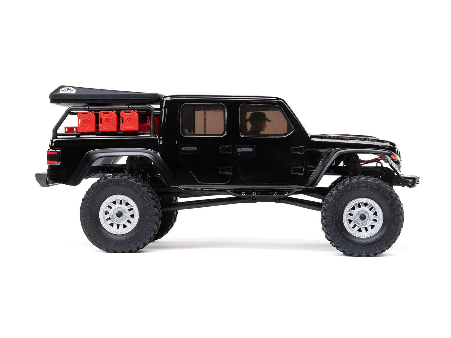 1/24 SCX24 Jeep JT Gladiator 4WD Rock Crawler RTR Black - C-AXI00005V2T5
