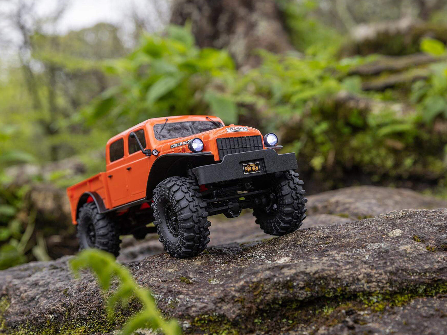 1/24 SCX24 Dodge Power Wagon 4WD Rock Crawler RTR Orange -  C-AXI00007T1