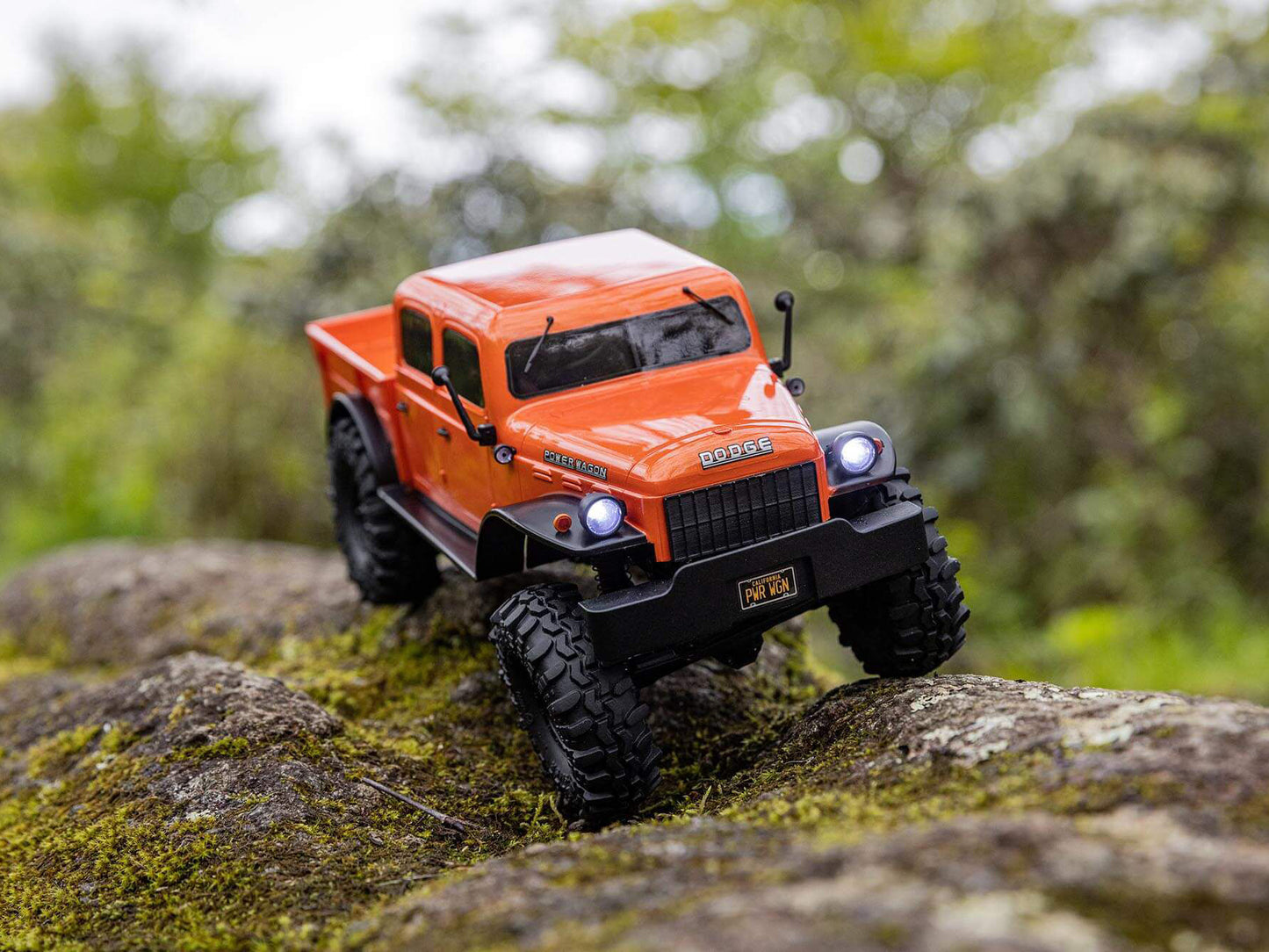 1/24 SCX24 Dodge Power Wagon 4WD Rock Crawler RTR Orange -  C-AXI00007T1