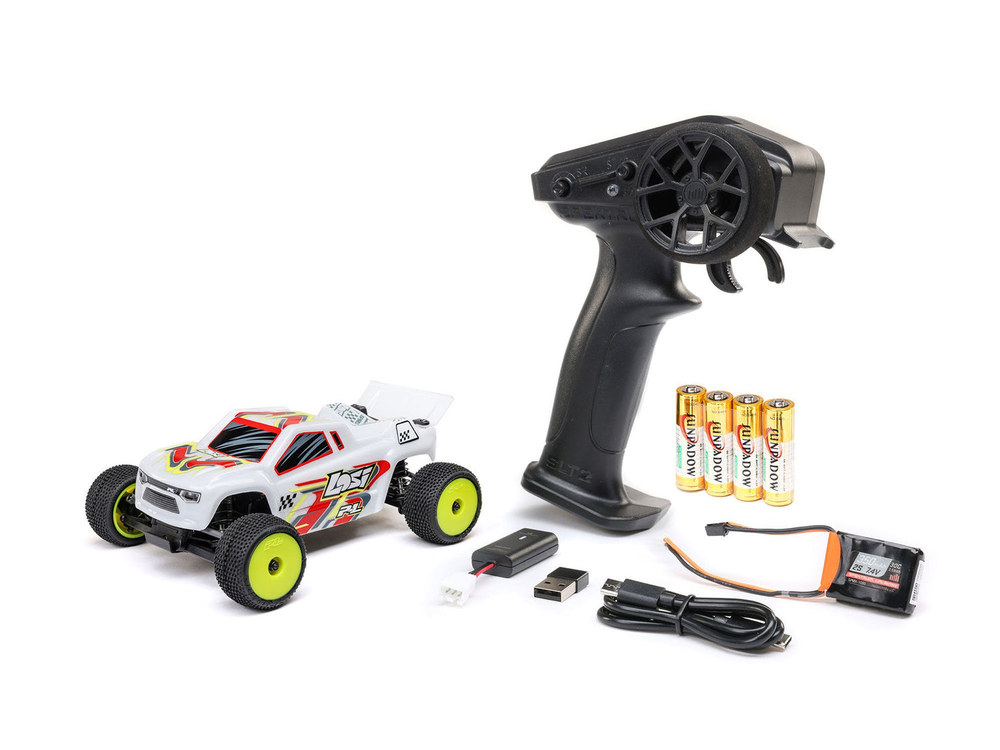 Losi Micro-T 2WD RTR 1/28 scale Stadium Truck - White