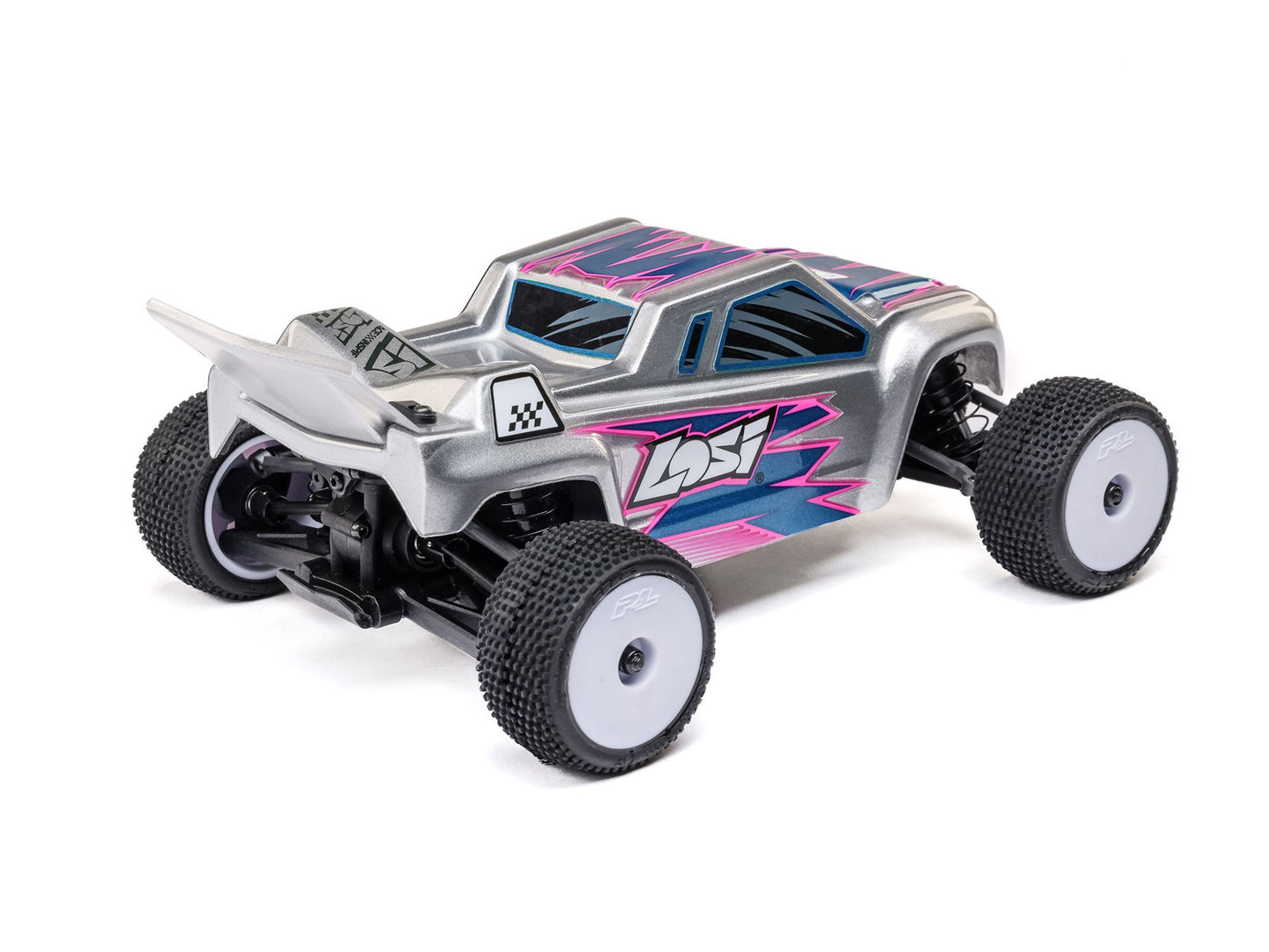 Losi Micro-T 2WD RTR 1/28 scale Stadium Truck - Silver