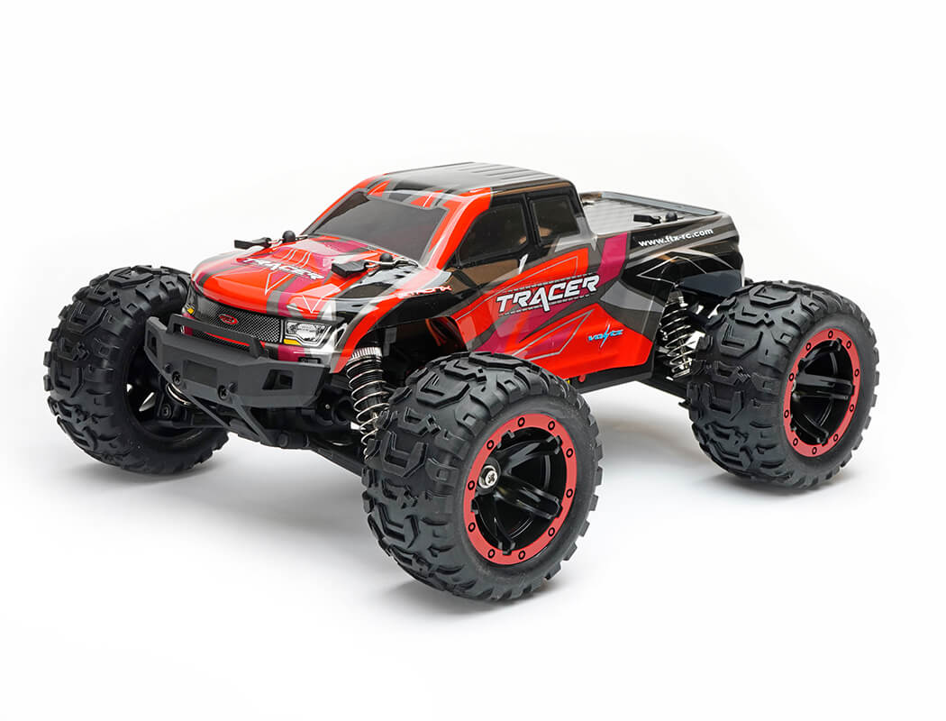 FTX TRACER 1/16 4WD MONSTER TRUCK RTR - RED - FTX5576R