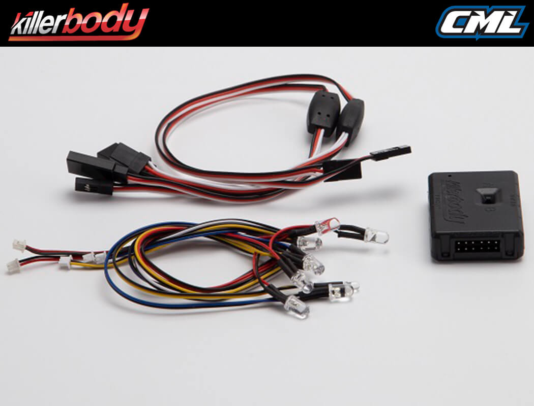 KILLERBODY LED UNIT SET W/CONTROL BOX (9 LEDS) - KB48764